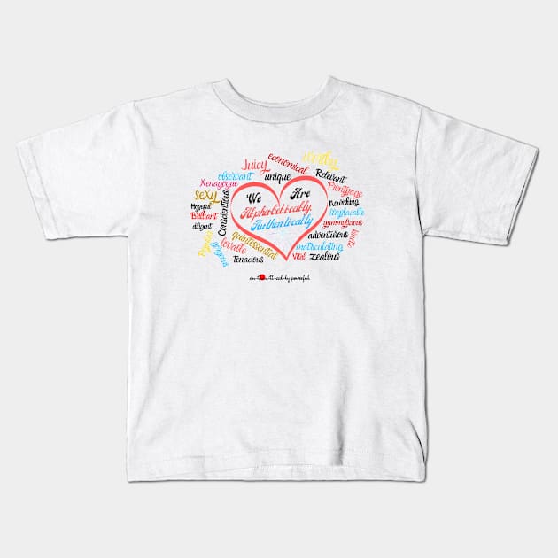 Alphabetically Authentically Kids T-Shirt by Authentically Powerful!